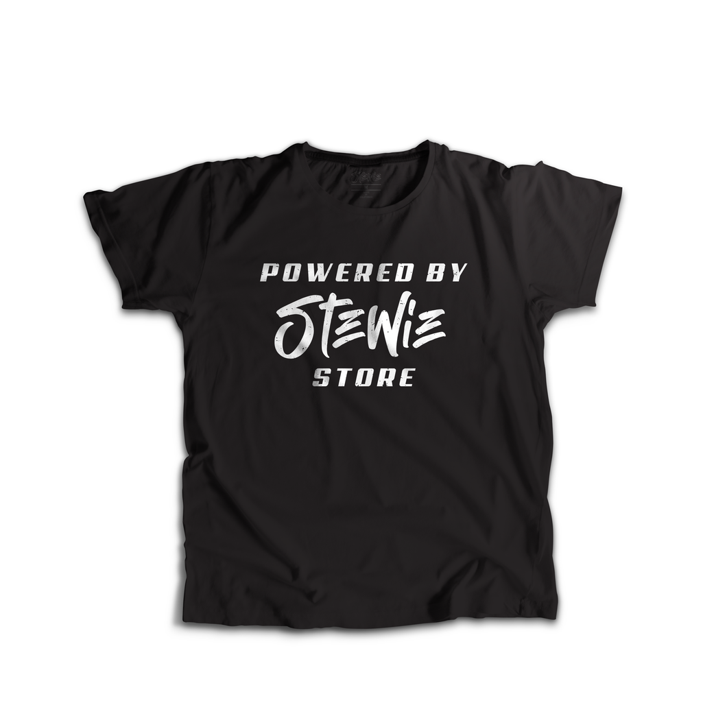 STEWIE Essential | Powered By | Black Tee